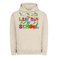 Pigment French Oak last day of school Urban Hoodie - HRA Design Shop