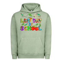 Pigment Oil Green last day of school Urban Hoodie - HRA Design Shop