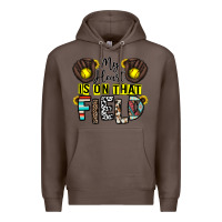 Coffee my heart is on that field Premium Hoodie - CowhideDigitalArt