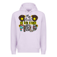 Lilac my heart is on that field Premium Hoodie - CowhideDigitalArt
