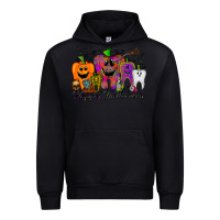 Black happy halloween tooth Urban Hoodie - RacoonDesign
