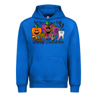 Cobalt happy halloween tooth Urban Hoodie - RacoonDesign