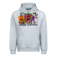 Heather Grey happy halloween tooth Urban Hoodie - RacoonDesign