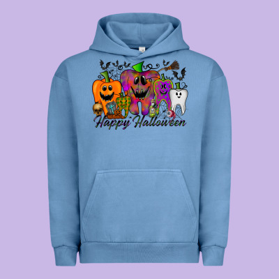 Happy Halloween Tooth Urban Hoodie Designed By Racoondesign