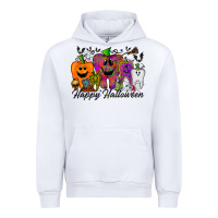White happy halloween tooth Urban Hoodie - RacoonDesign