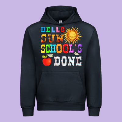 Hello Sun Schools Done Urban Hoodie Designed By Hra Design Shop