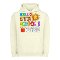 Pigment Pistachio hello sun schools done Urban Hoodie - HRA Design Shop