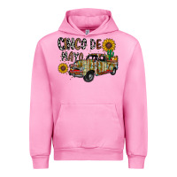 Fuchsia Pink cinco de mayo truck Urban Hoodie - CowhideDigitalArt