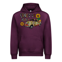 Mauve Wine cinco de mayo truck Urban Hoodie - CowhideDigitalArt