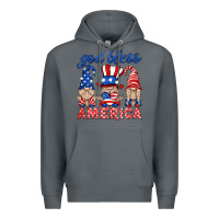 Rock god bless america gnome Premium Hoodie - HRA Design Shop