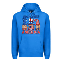 True Royal god bless america gnome Premium Hoodie - HRA Design Shop