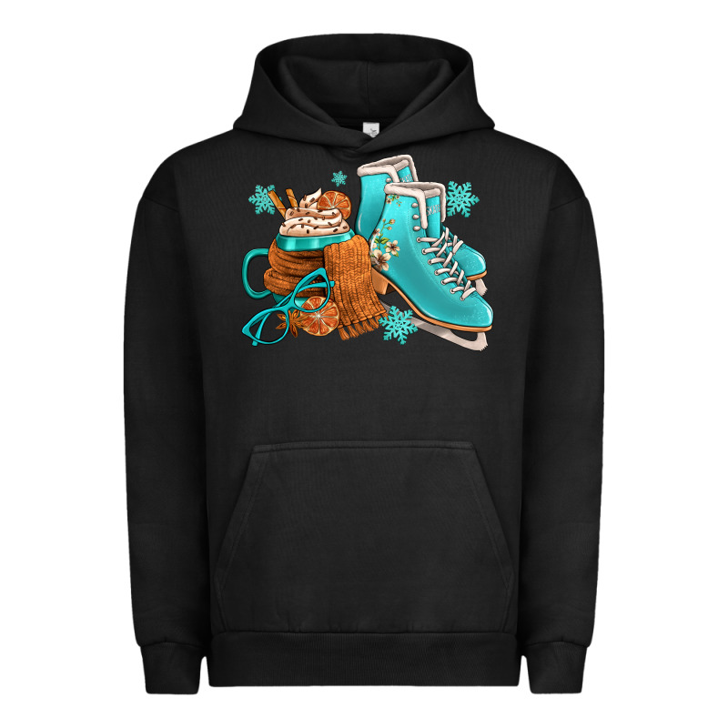 Winter Ice Skating Boots And Coffee Urban Hoodie by FaDigitalArtStudio | Teevron