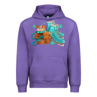Tulip Winter Ice Skating Boots And Coffee Urban Hoodie - FaDigitalArtStudio