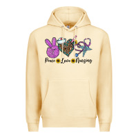 Pina Colada peace love nursing Premium Hoodie - CowhideDigitalArt