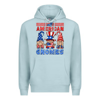 Blue Mist all american gnomes Premium Hoodie - HRA Design Shop