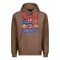 Chestnut all american gnomes Premium Hoodie - HRA Design Shop