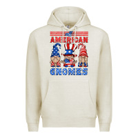 Oatmeal Heather all american gnomes Premium Hoodie - HRA Design Shop