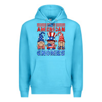 Ocean Blue all american gnomes Premium Hoodie - HRA Design Shop