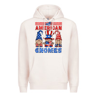 Pale Pink all american gnomes Premium Hoodie - HRA Design Shop
