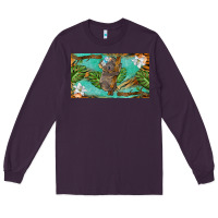 Plum koala cup Long Sleeve Tee - BarkalooDesign