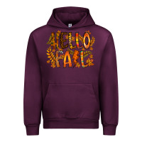 Mauve Wine hello fall Urban Hoodie - RacoonDesign