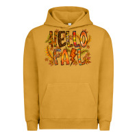 Pigment Peanut Butter hello fall Urban Hoodie - RacoonDesign