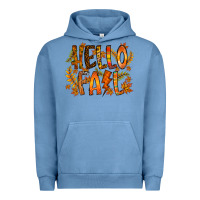 Pigment Pebble Blue hello fall Urban Hoodie - RacoonDesign