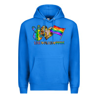 True Royal peace love pride Premium Hoodie - CowhideDigitalArt