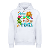 White adios school i ll be at the pool Urban Hoodie - HRA Design Shop