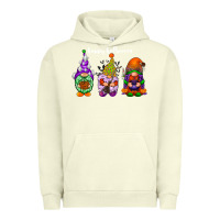 Pigment Pistachio happy halloween gnomes white Urban Hoodie - RacoonDesign