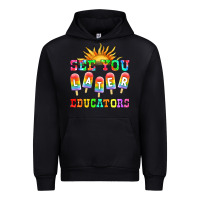 Black see you later educators Urban Hoodie - HRA Design Shop