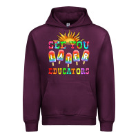 Mauve Wine see you later educators Urban Hoodie - HRA Design Shop
