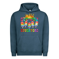 Pigment Midnight Navy see you later educators Urban Hoodie - HRA Design Shop