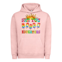 Pigment Salmon see you later educators Urban Hoodie - HRA Design Shop