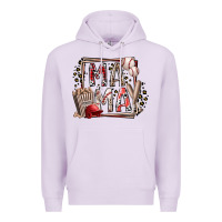 Lilac mama baseball Premium Hoodie - RacoonDesign