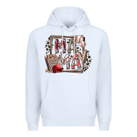White mama baseball Premium Hoodie - RacoonDesign