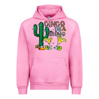Fuchsia Pink cinco de mayo cactus Urban Hoodie - CowhideDigitalArt