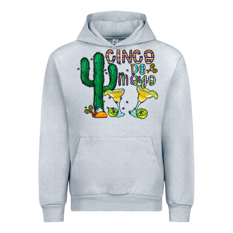 Cinco De Mayo Cactus Urban Hoodie by CowhideDigitalArt | Teevron