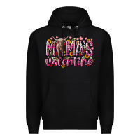 Black mama is valentine Premium Hoodie - RacoonDesign