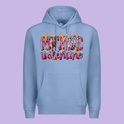 Mama Is Valentine Premium Hoodie Designed By Racoondesign