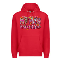 Red mama is valentine Premium Hoodie - RacoonDesign
