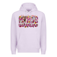 Lilac mama is valentine Premium Hoodie - RacoonDesign