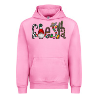 Fuchsia Pink fiesta Urban Hoodie - CowhideDigitalArt