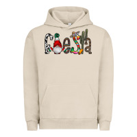 Pigment French Oak fiesta Urban Hoodie - CowhideDigitalArt