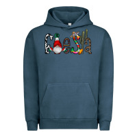 Pigment Midnight Navy fiesta Urban Hoodie - CowhideDigitalArt