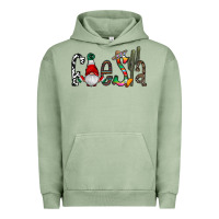 Pigment Oil Green fiesta Urban Hoodie - CowhideDigitalArt