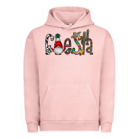 Pigment Salmon fiesta Urban Hoodie - CowhideDigitalArt