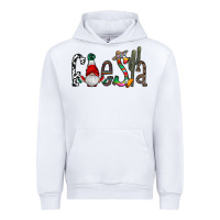 White fiesta Urban Hoodie - CowhideDigitalArt