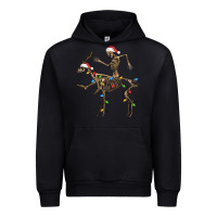 Foreset Green skeleton deer santa Urban Hoodie - FaDigitalArtStudio