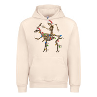 Sandshell skeleton deer santa Urban Hoodie - FaDigitalArtStudio